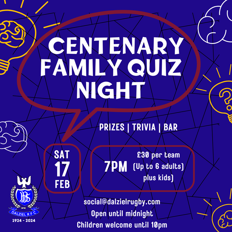 CENTENARY | FAMILY QUIZ NIGHT