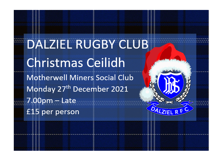 CLUB | CHRISTMAS CEILIDH 2021 REMINDER